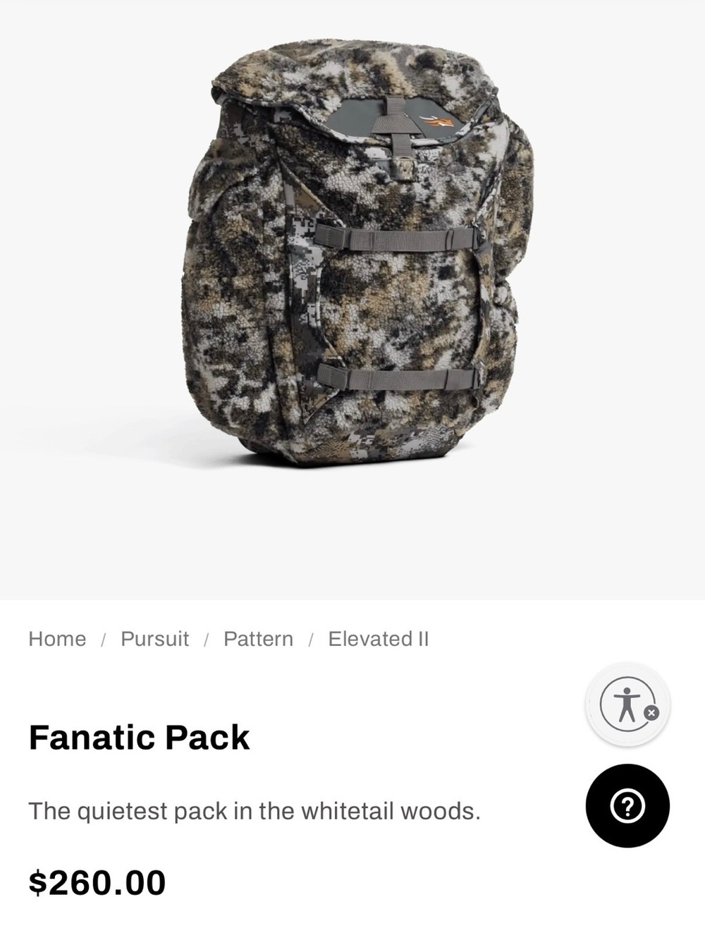 Sitka Fanatic Pack - Picture 3 of 4